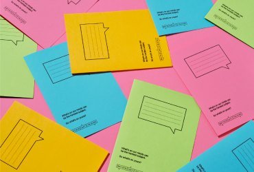A collection of different coloured homework tasks